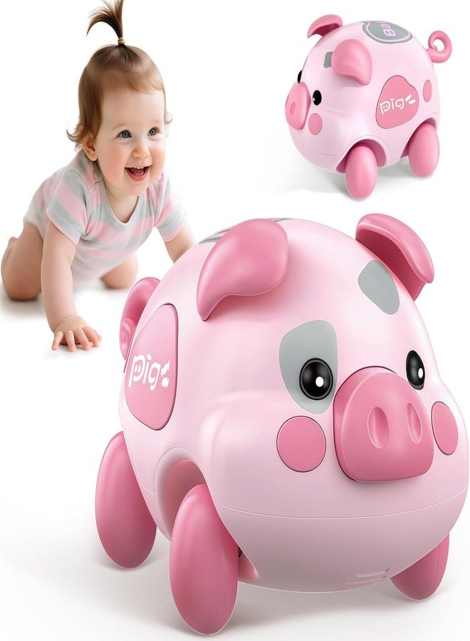 OCHIDO Baby Toy 6-12 Months, Musical Piggy Crawling Infant Toys with Light, 6 Month Old Toys for Tummy Time Development, Christmas Birthday Gifts for Boy Girl 7 8 9 10 11 Month 0-1 Year Old - Image 1